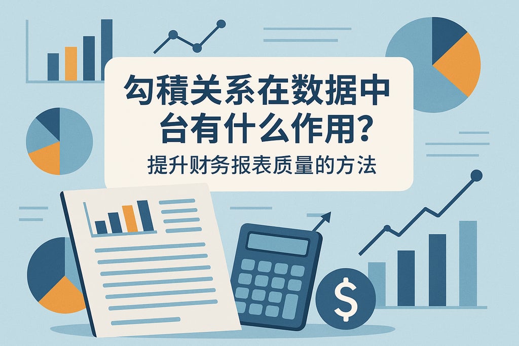 勾稽关系在数据中台有什么作用？提升财务报表质量的方法