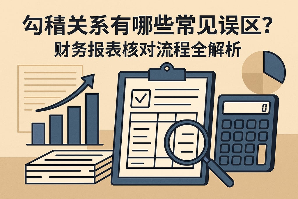 勾稽关系有哪些常见误区？财务报表核对流程全解析