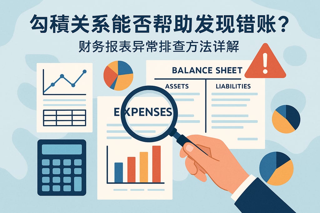 勾稽关系能否帮助发现错账？财务报表异常排查方法详解
