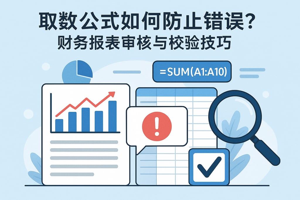 取数公式如何防止错误？财务报表审核与校验技巧