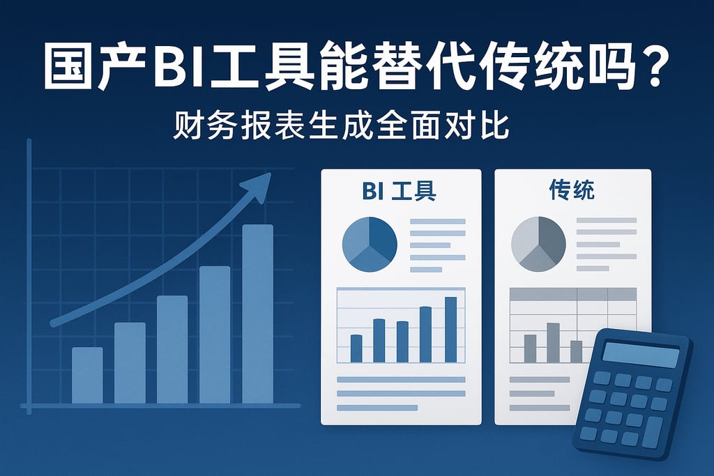 国产BI工具能替代传统吗？财务报表生成全面对比