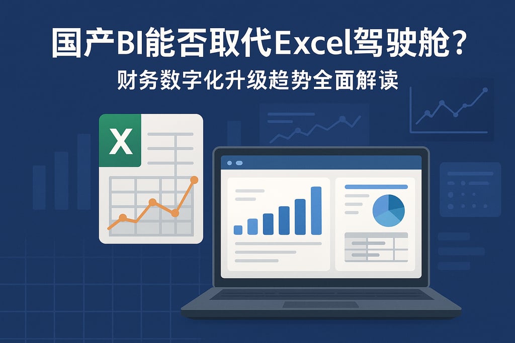 国产BI能否取代Excel驾驶舱？财务数字化升级趋势全面解读