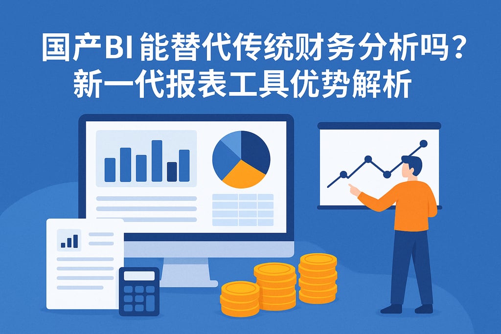 国产BI能替代传统财务分析吗？新一代报表工具优势解析
