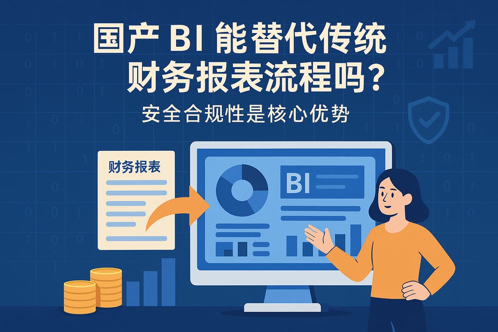 国产BI能替代传统财务报表流程吗？安全合规性是核心优势