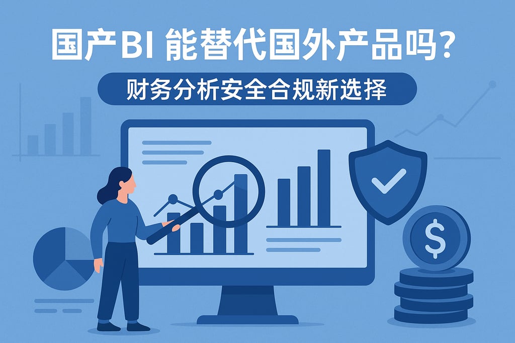 国产BI能替代国外产品吗？财务分析安全合规新选择
