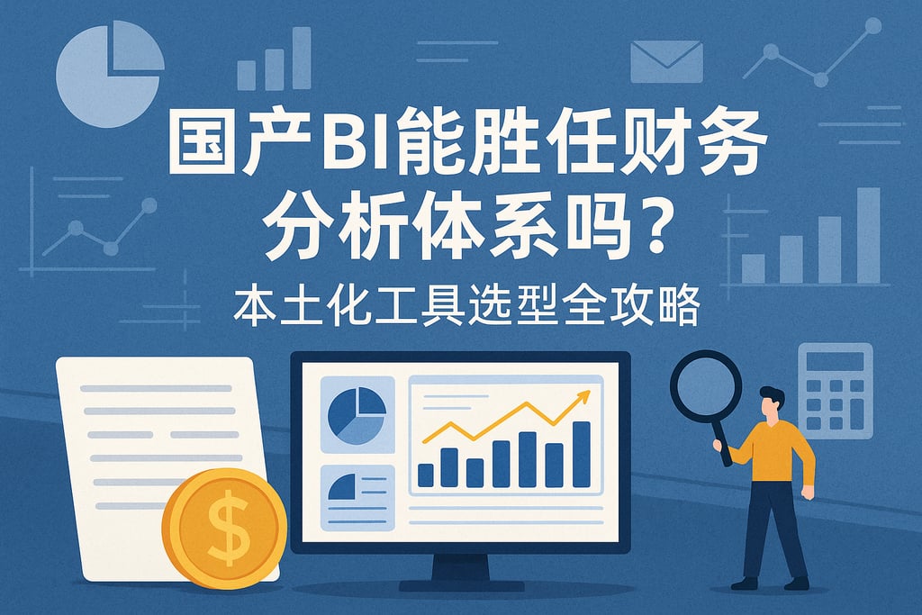 国产BI能胜任财务分析体系吗？本土化工具选型全攻略