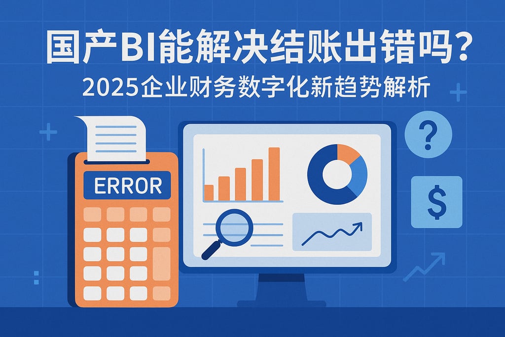 国产BI能解决结账出错吗？2025企业财务数字化新趋势解析