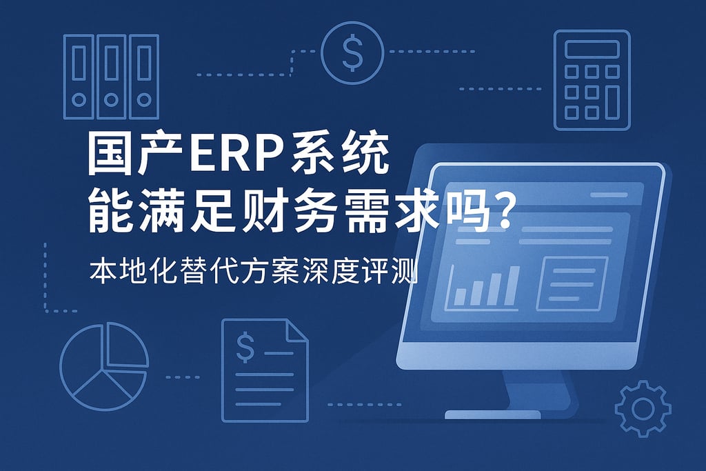 国产ERP系统能满足财务需求吗？本地化替代方案深度评测