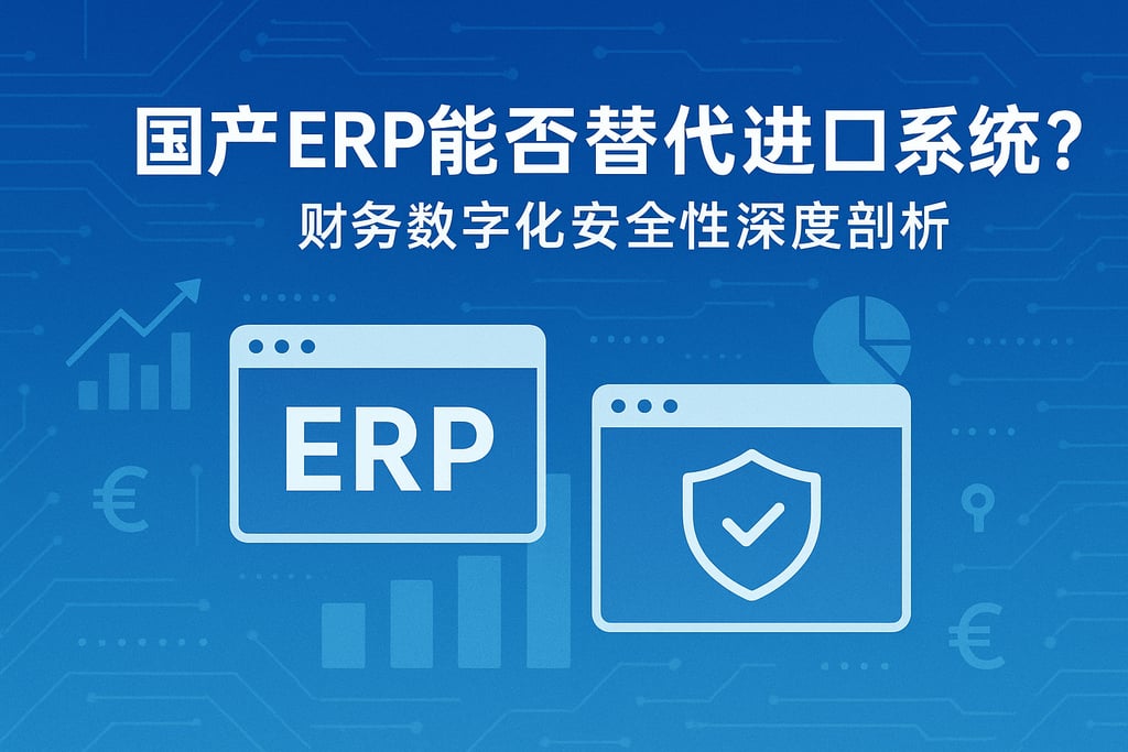 国产ERP能否替代进口系统？财务数字化安全性深度剖析