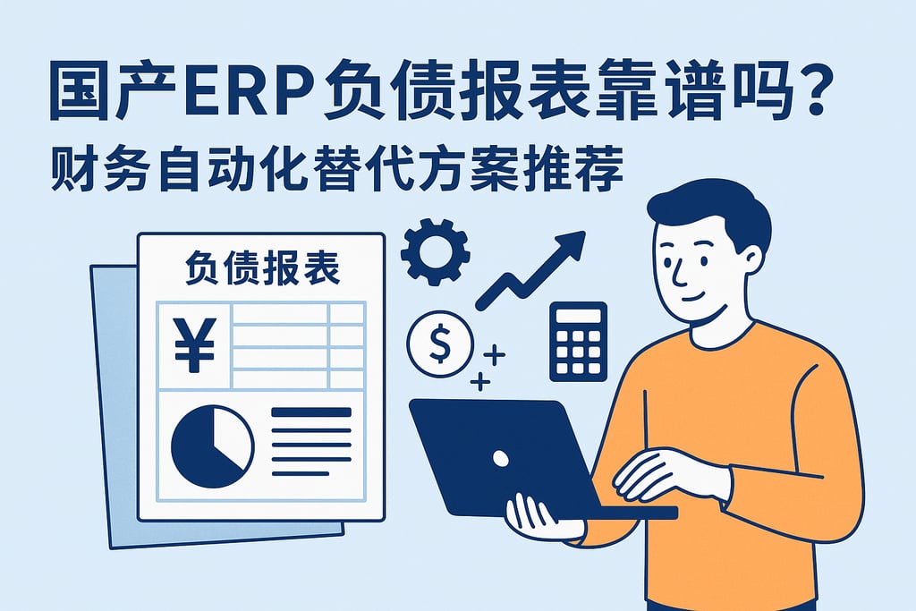 国产ERP负债报表靠谱吗？财务自动化替代方案推荐