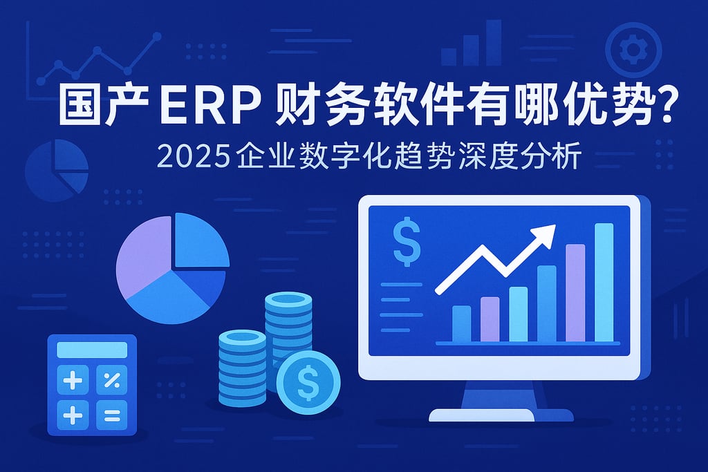 国产ERP财务软件有哪些优势？2025企业数字化趋势深度分析