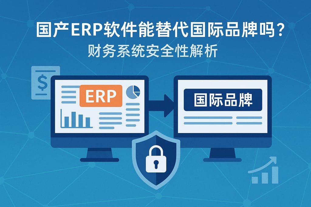 国产ERP软件能替代国际品牌吗？财务系统安全性解析
