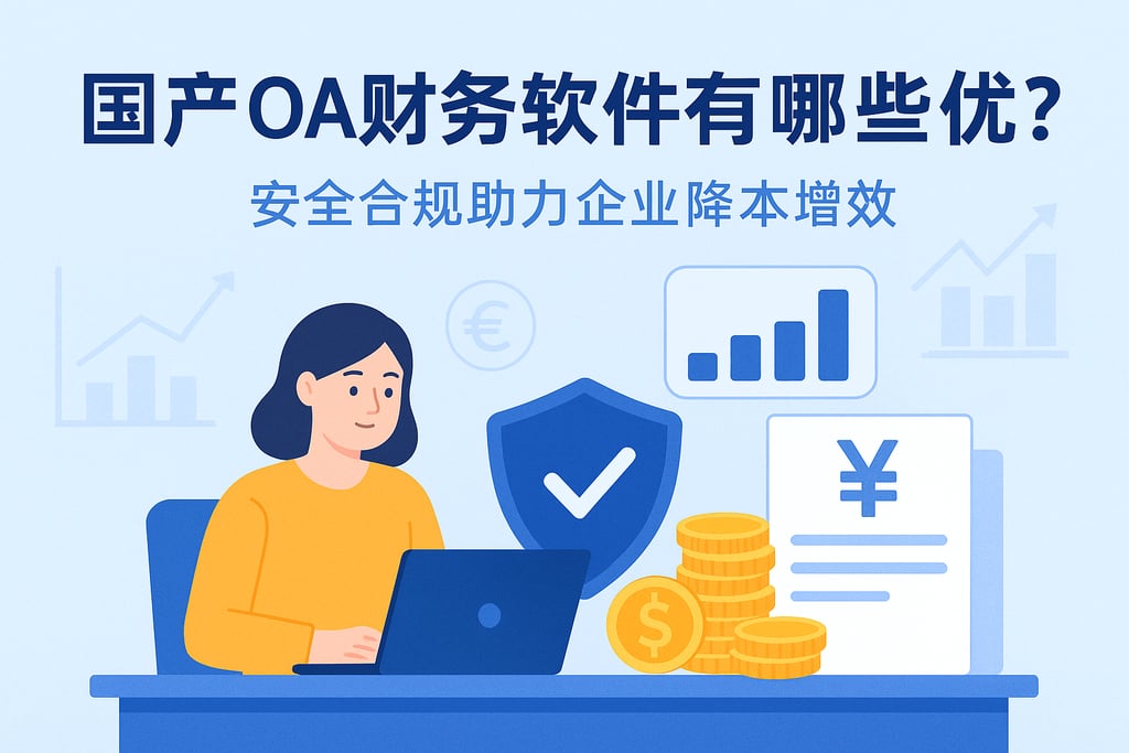 国产OA财务软件有哪些优势？安全合规助力企业降本增效