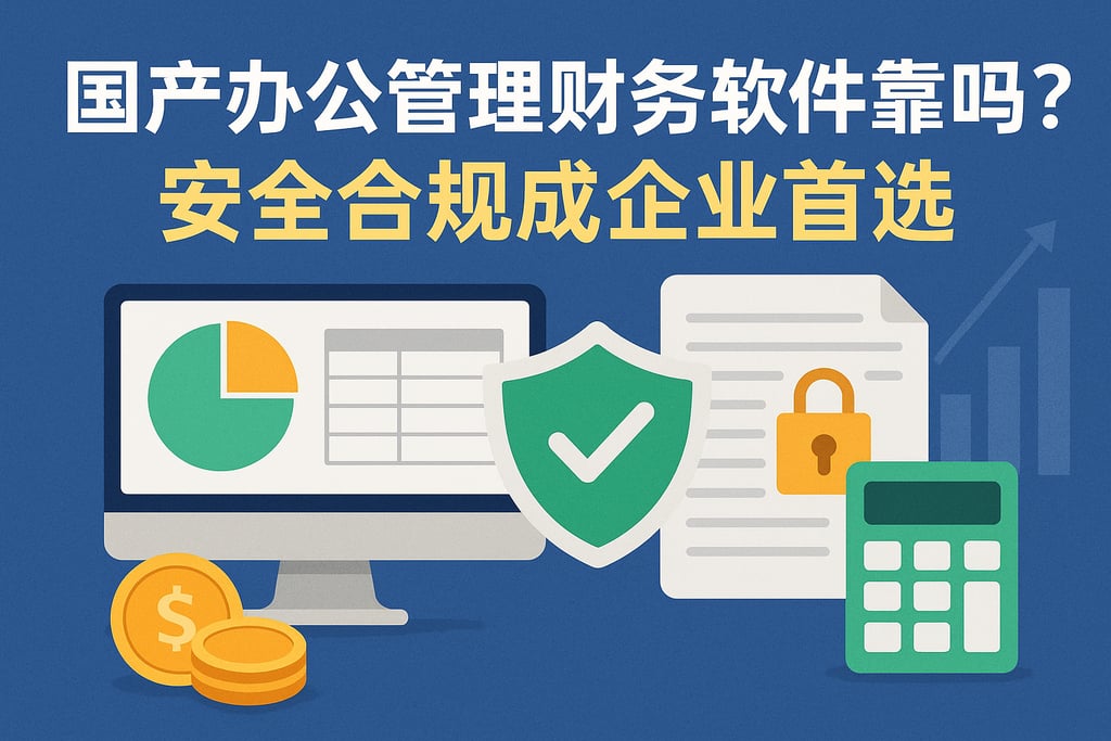 国产办公管理财务软件靠谱吗？安全合规成企业首选