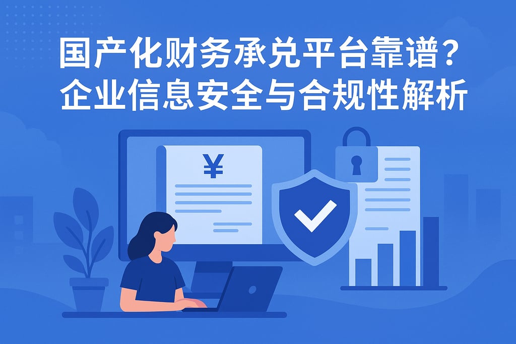 国产化财务承兑平台靠谱吗？企业信息安全与合规性解析
