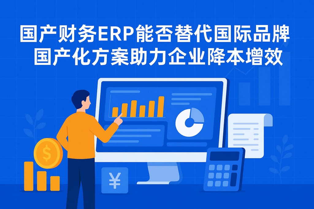 国产财务ERP能否替代国际品牌？国产化方案助力企业降本增效