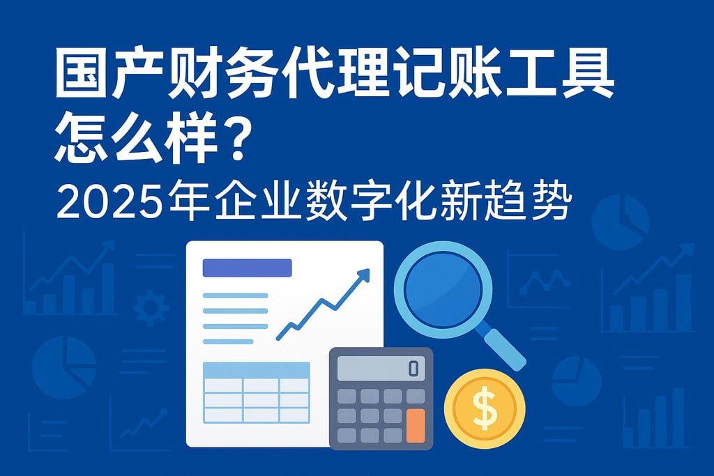 国产财务代理记账工具怎么样？2025年企业数字化新趋势