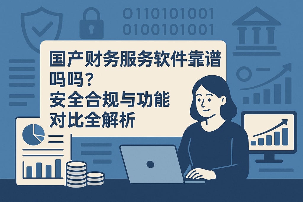 国产财务服务软件靠谱吗？安全合规与功能对比全解析