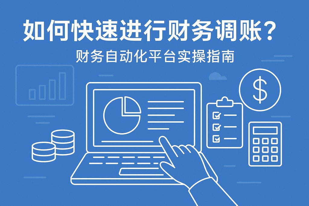 如何快速进行财务调账？财务自动化平台实操指南