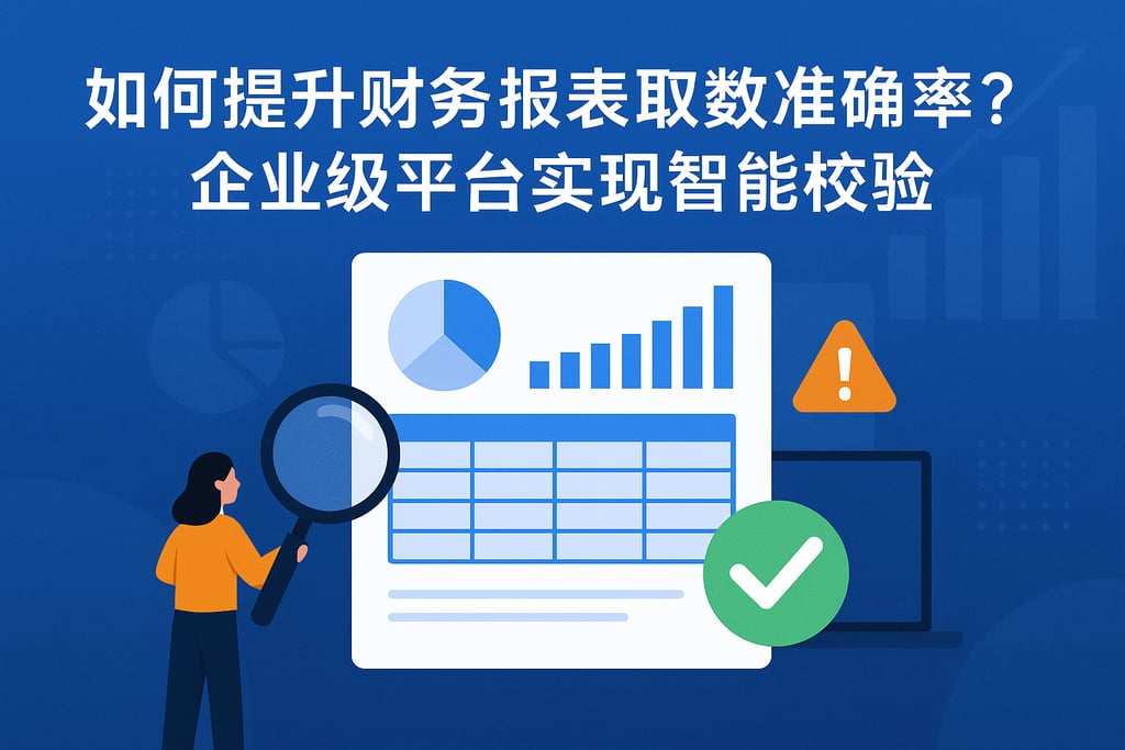 如何提升财务报表取数准确率？企业级平台实现智能校验