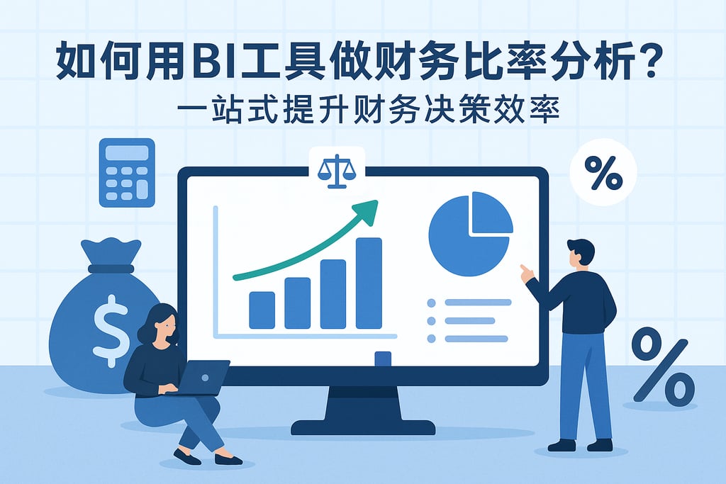 如何用BI工具做财务比率分析？一站式提升财务决策效率
