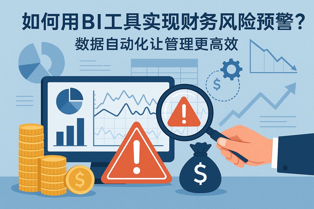 如何用BI工具实现财务风险预警？数据自动化让管理更高效