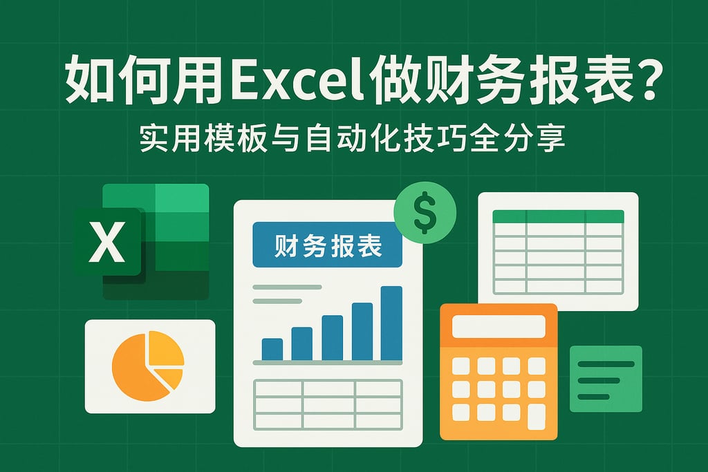 如何用Excel做财务报表？实用模板与自动化技巧全分享