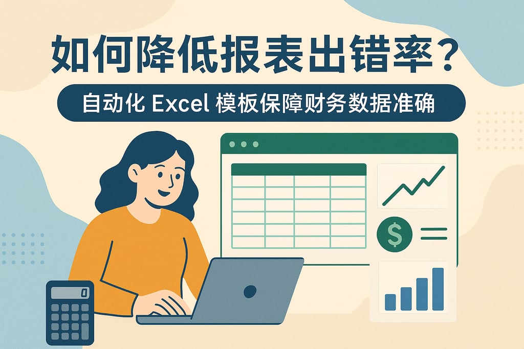 如何降低报表出错率？自动化Excel模板保障财务数据准确