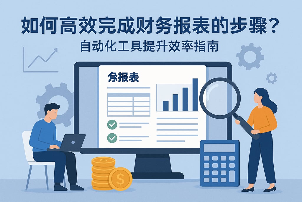 如何高效完成财务报表的步骤？自动化工具提升效率指南