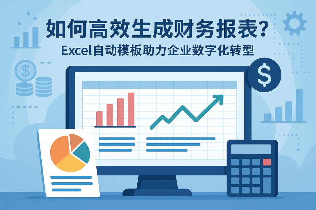 如何高效生成财务报表？Excel自动模板助力企业数字化转型