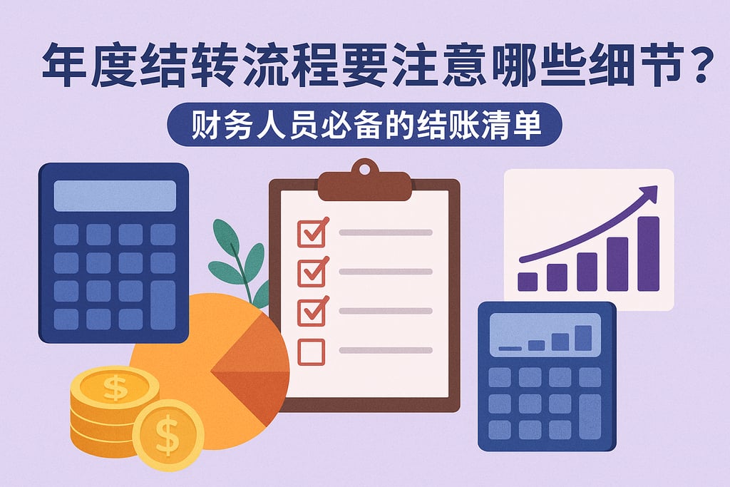 年度结转流程要注意哪些细节？财务人员必备的结账清单