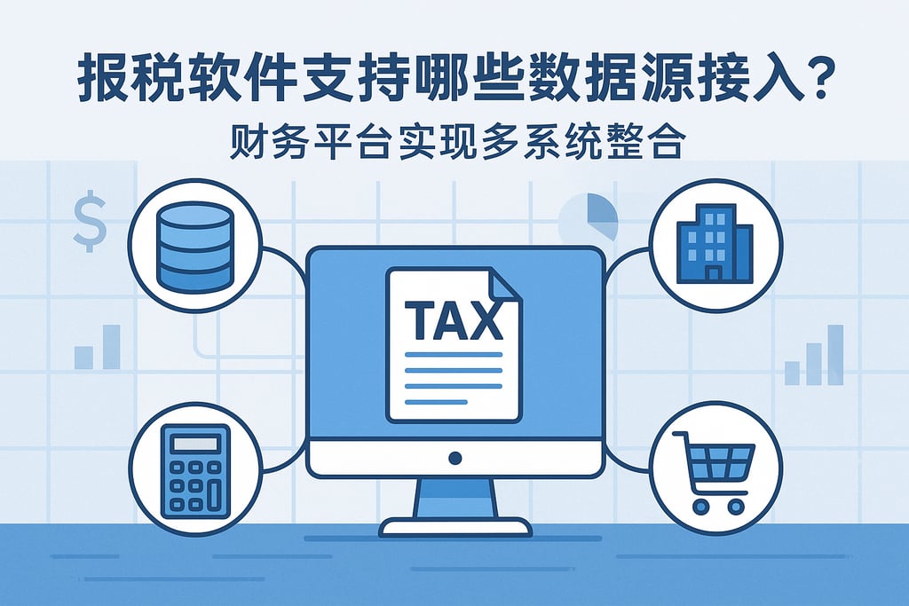 报税软件支持哪些数据源接入？财务平台实现多系统整合