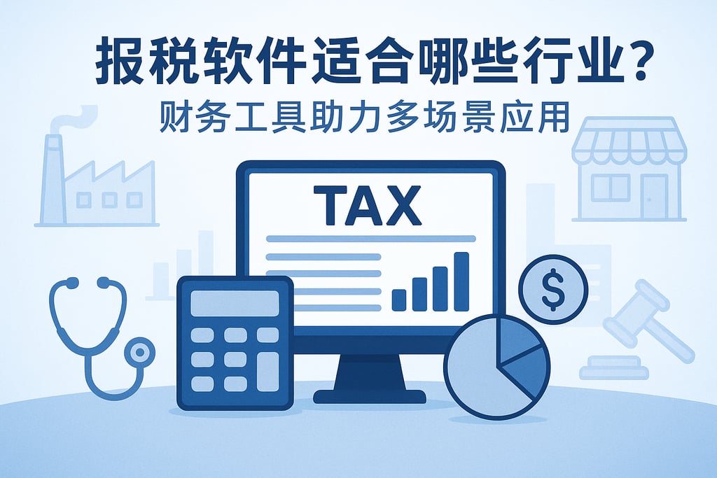 报税软件适合哪些行业？财务工具助力多场景应用