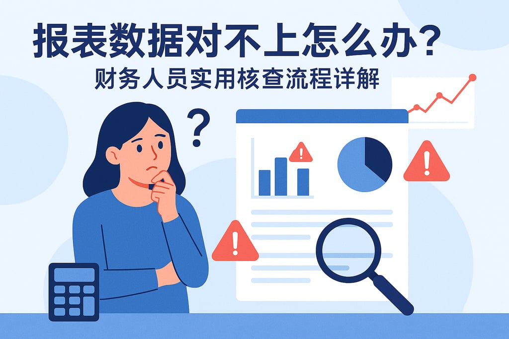 报表数据对不上怎么办？财务人员实用核查流程详解