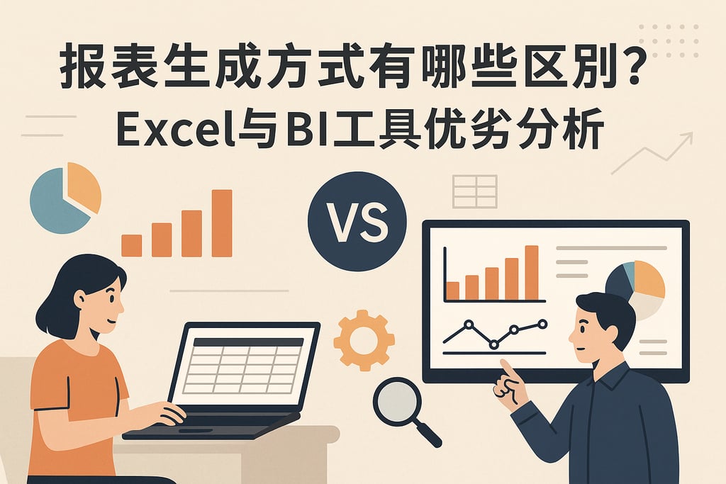 报表生成方式有哪些区别？Excel与BI工具优劣分析