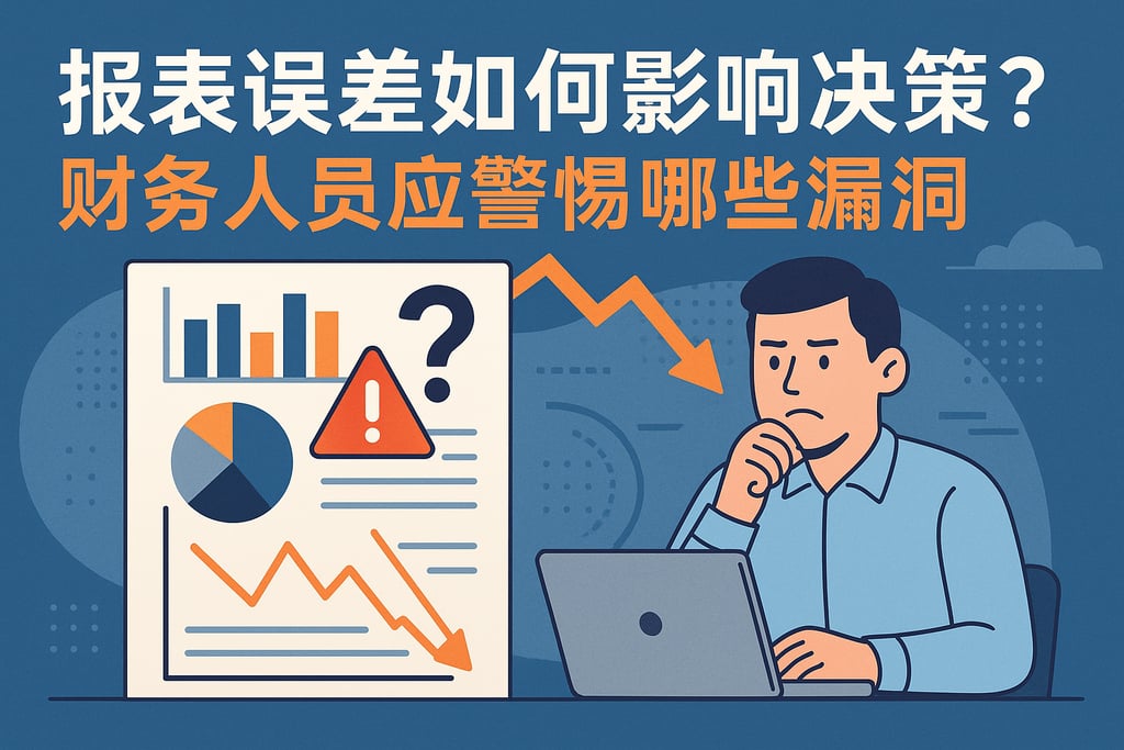 报表误差如何影响决策？财务人员应警惕哪些漏洞