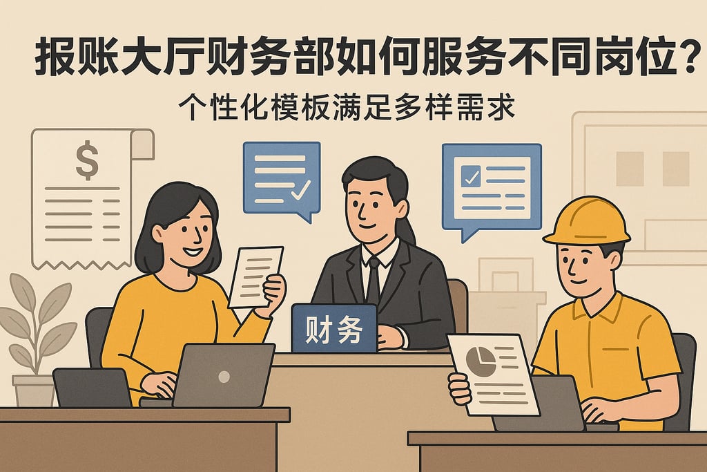 报账大厅财务部如何服务不同岗位？个性化模板满足多样需求