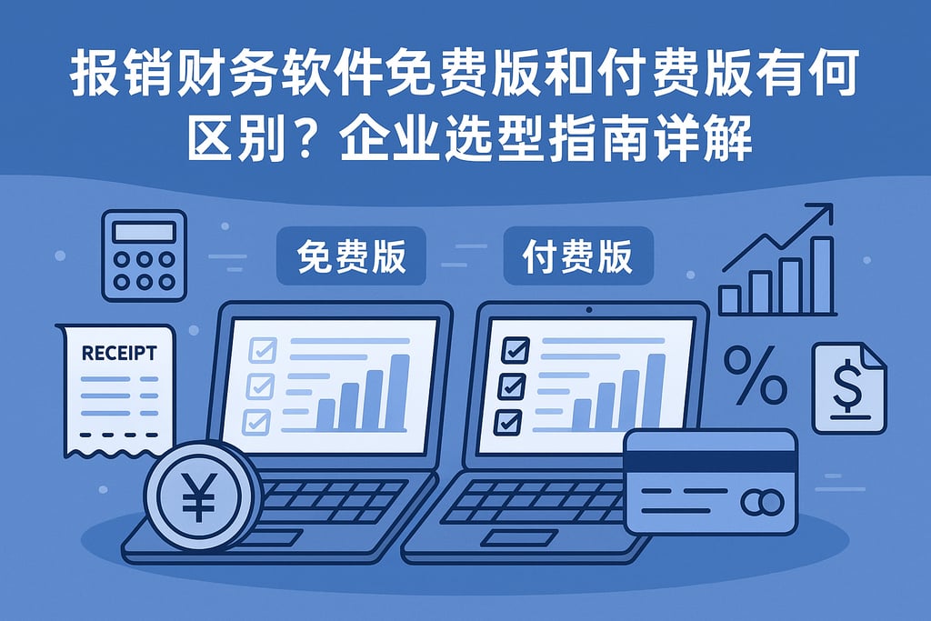 报销财务软件免费版和付费版有何区别？企业选型指南详解