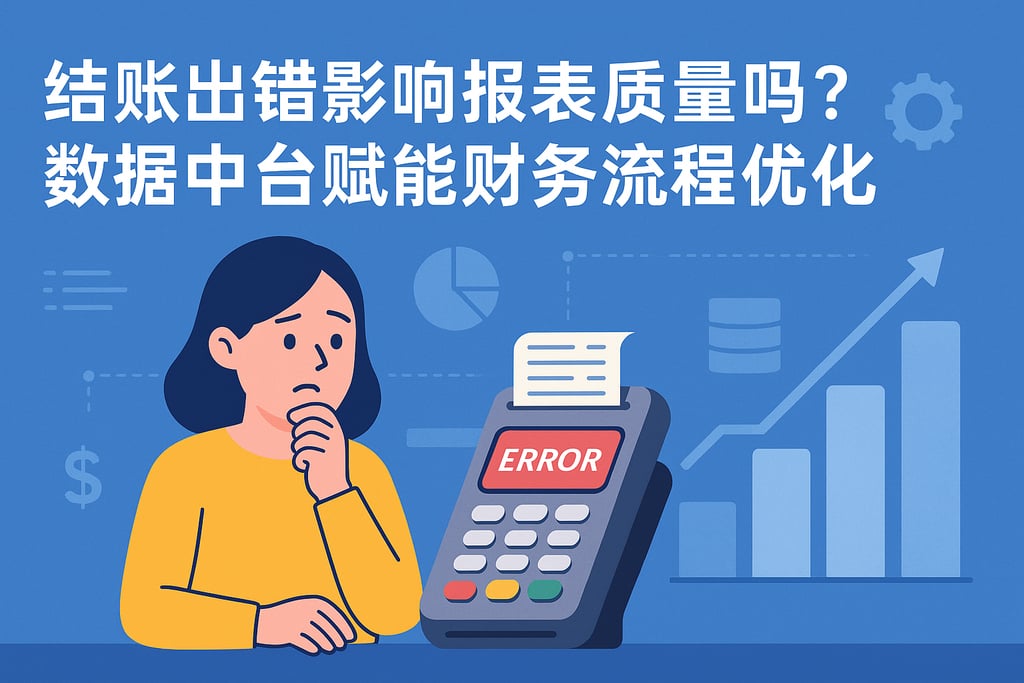 结账出错影响报表质量吗？数据中台赋能财务流程优化