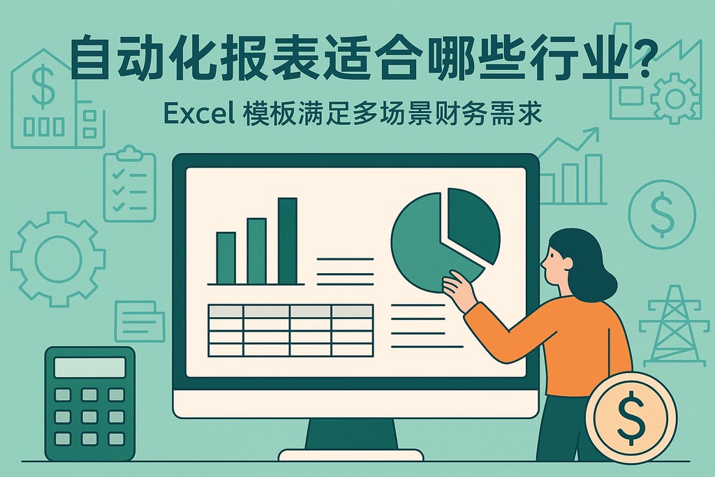 自动化报表适合哪些行业？Excel模板满足多场景财务需求