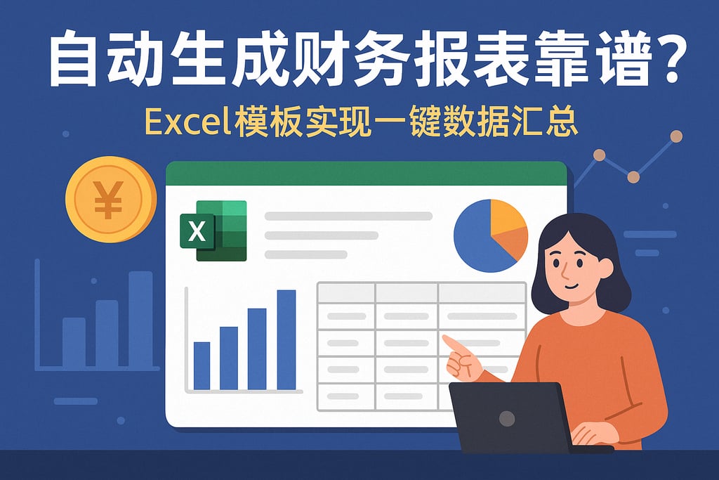 自动生成财务报表靠谱吗？Excel模板实现一键数据汇总