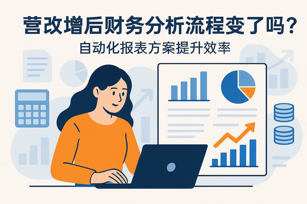 营改增后财务分析流程变了吗？自动化报表方案提升效率