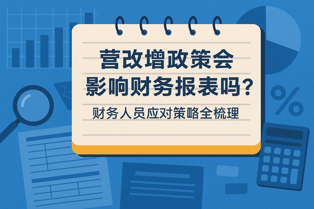 营改增政策会影响财务报表吗？财务人员应对策略全梳理