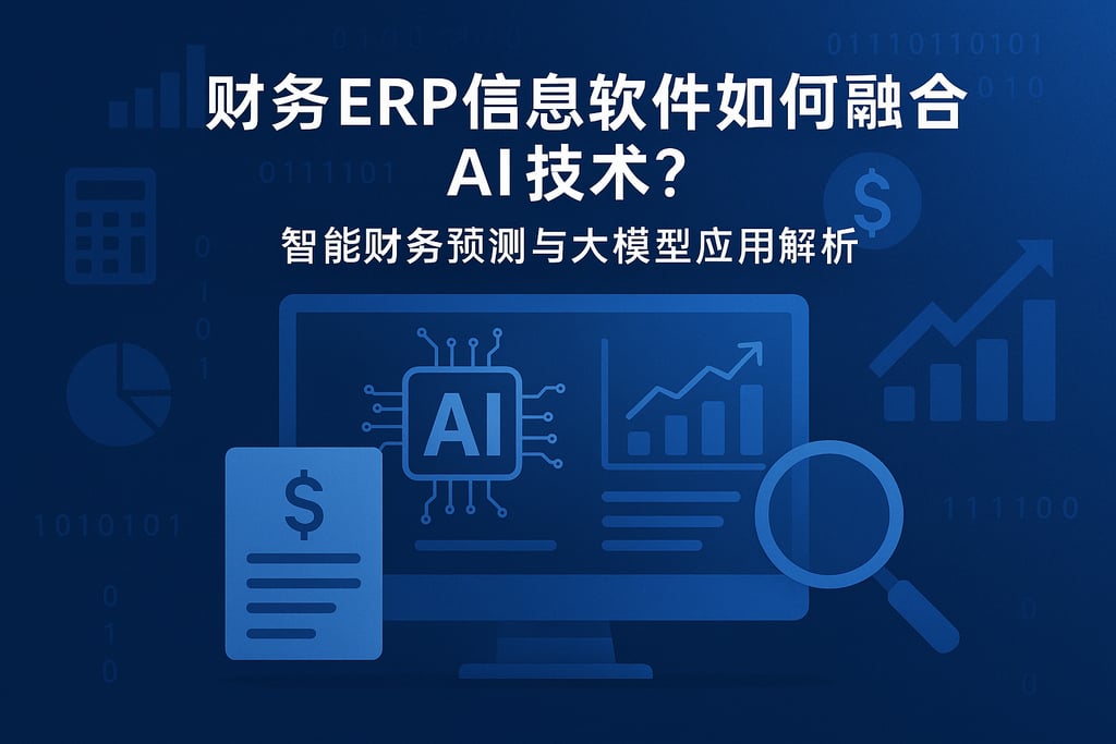 财务ERP信息软件如何融合AI技术？智能财务预测与大模型应用解析