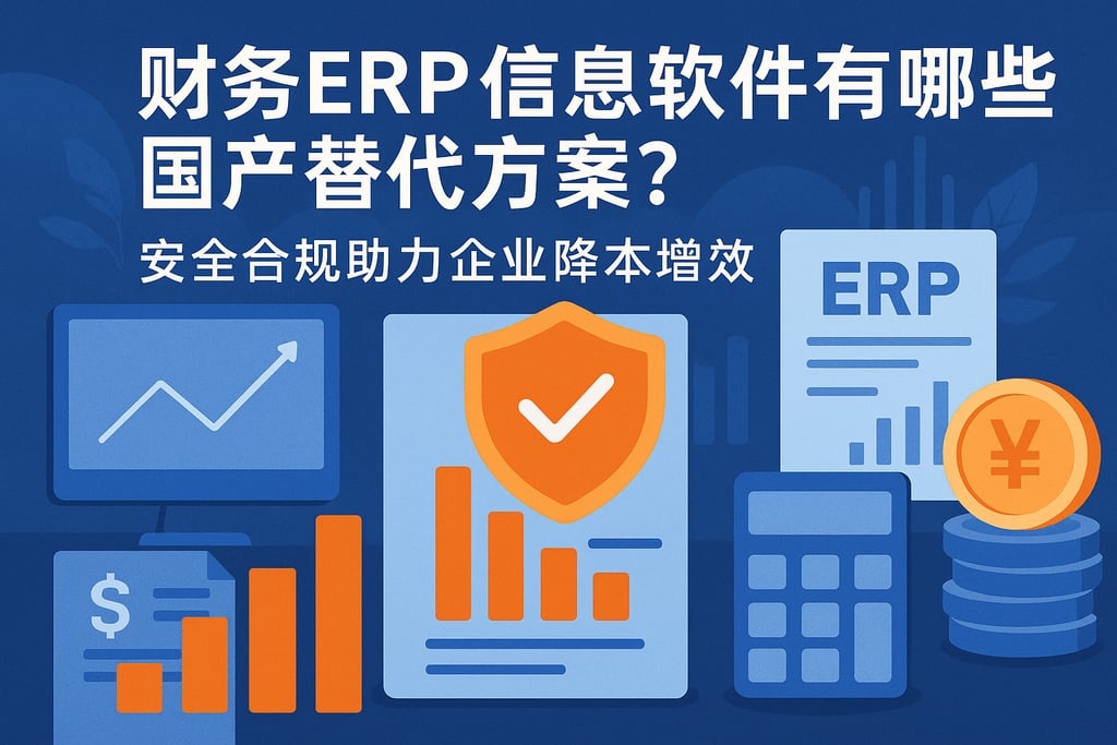 财务ERP信息软件有哪些国产替代方案？安全合规助力企业降本增效