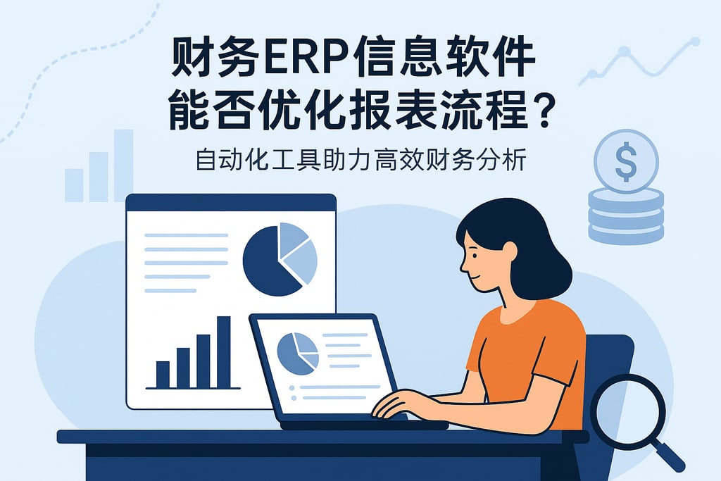 财务ERP信息软件能否优化报表流程？自动化工具助力高效财务分析