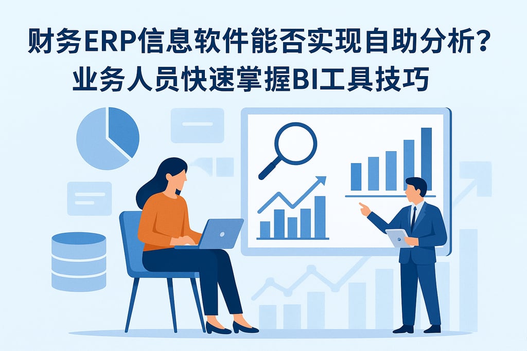 财务ERP信息软件能否实现自助分析？业务人员快速掌握BI工具技巧