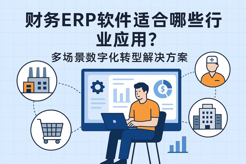 财务ERP信息软件适合哪些行业应用？多场景数字化转型解决方案