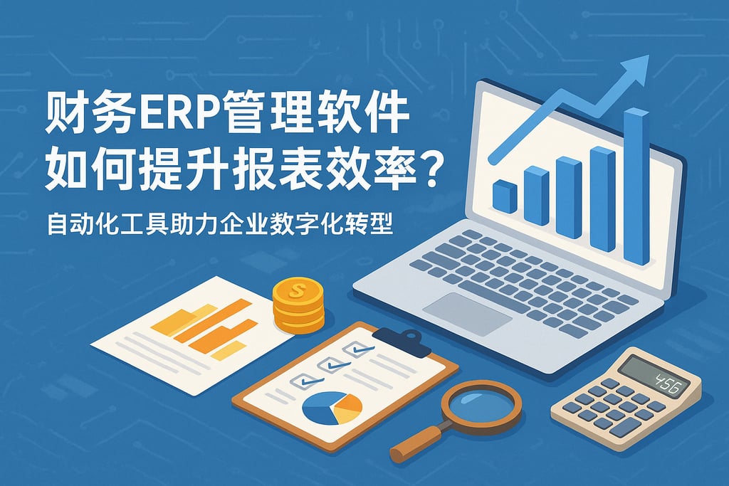 财务ERP管理软件如何提升报表效率？自动化工具助力企业数字化转型