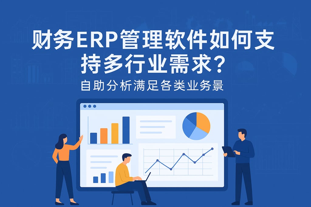 财务ERP管理软件如何支持多行业需求？自助分析满足各类业务场景